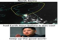 Earth Hour Pohjois-Koreassa