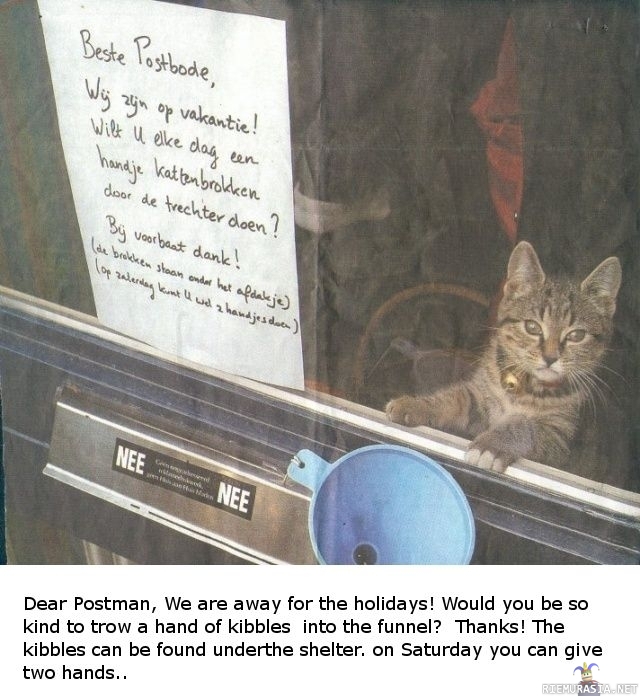Dear postman.. - no jo on