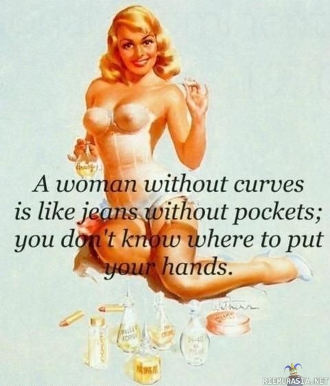 Woman without curves