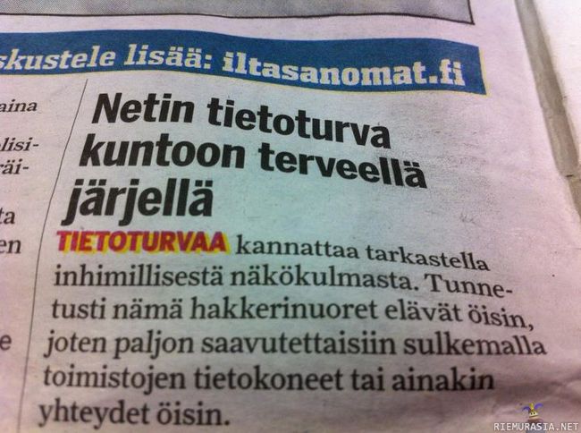 Netin tietoturva