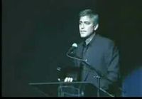 George Clooney palkintogaalassa