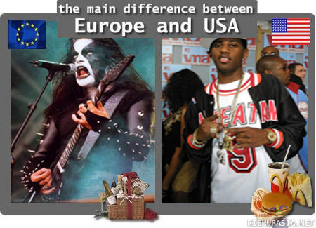 The main difference between Europe and USA