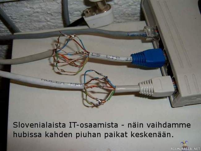 Kuinka vaihdat piuhat hubissa - että näin tänään