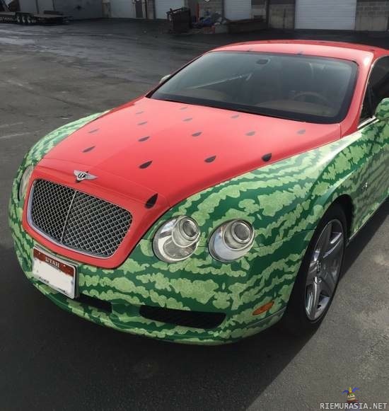 Räppärin auto - Bentley Melon