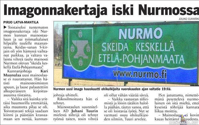 Nurmon mainostaulu