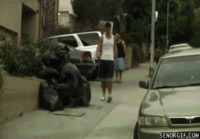 Breakdancing Ninja Garbage Man