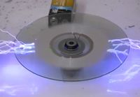Erasing a CD with Electricity