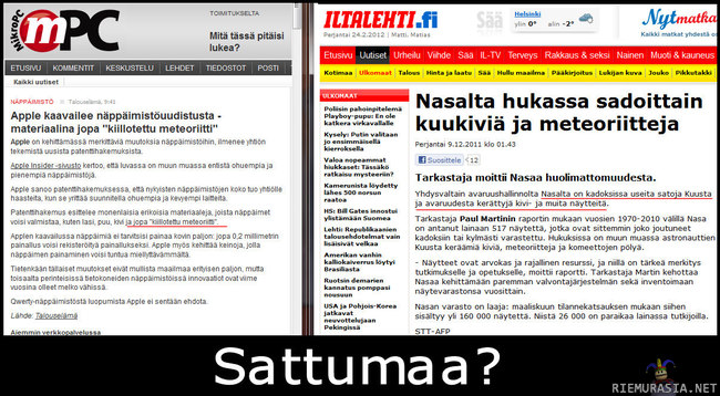 Kuukivet - ..tuskin sattumaa...