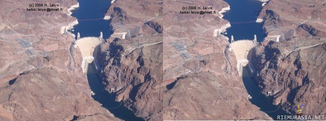 3D Hoover Dam - Heksun stereopareja mualimalta osa 3