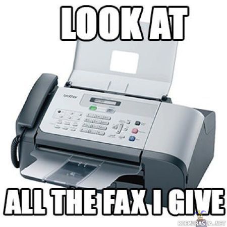 All the fax i give