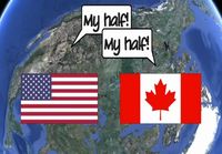 USA:n ja Kanadan rajat