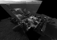 Mars robotin selfie