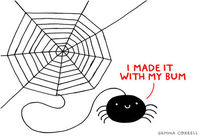 Iloinen hämähäkki