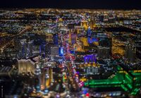 Nätti Tilt-Shift valokuva Las Vegasista