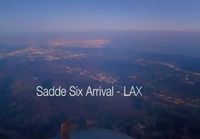 Cockpit View- Twilight landing at LAX