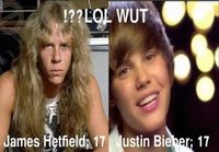 Hetfield 6 Bieber