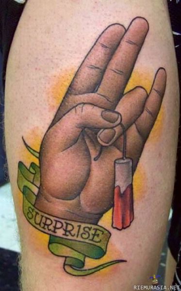 Surprise hand - Tatuointi joka yllättää