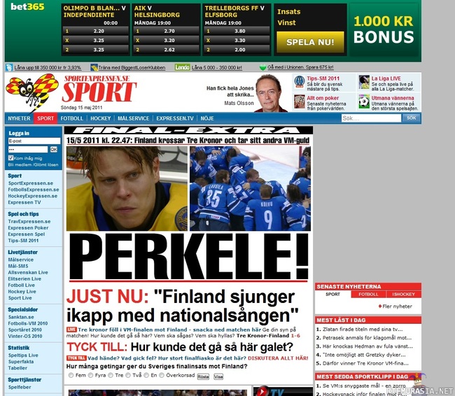 Perkele - http://www.expressen.se/sport