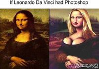 Jos Da Vincillä olisi ollut photoshop....