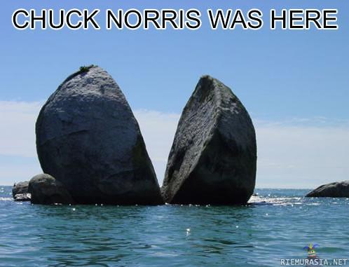 Chuck norris.. -  .. was here! :D