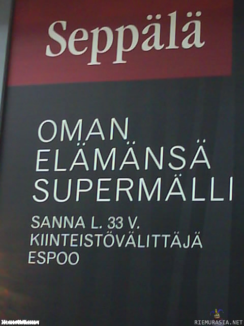 Seppälä - Oman elämänsä supermälli