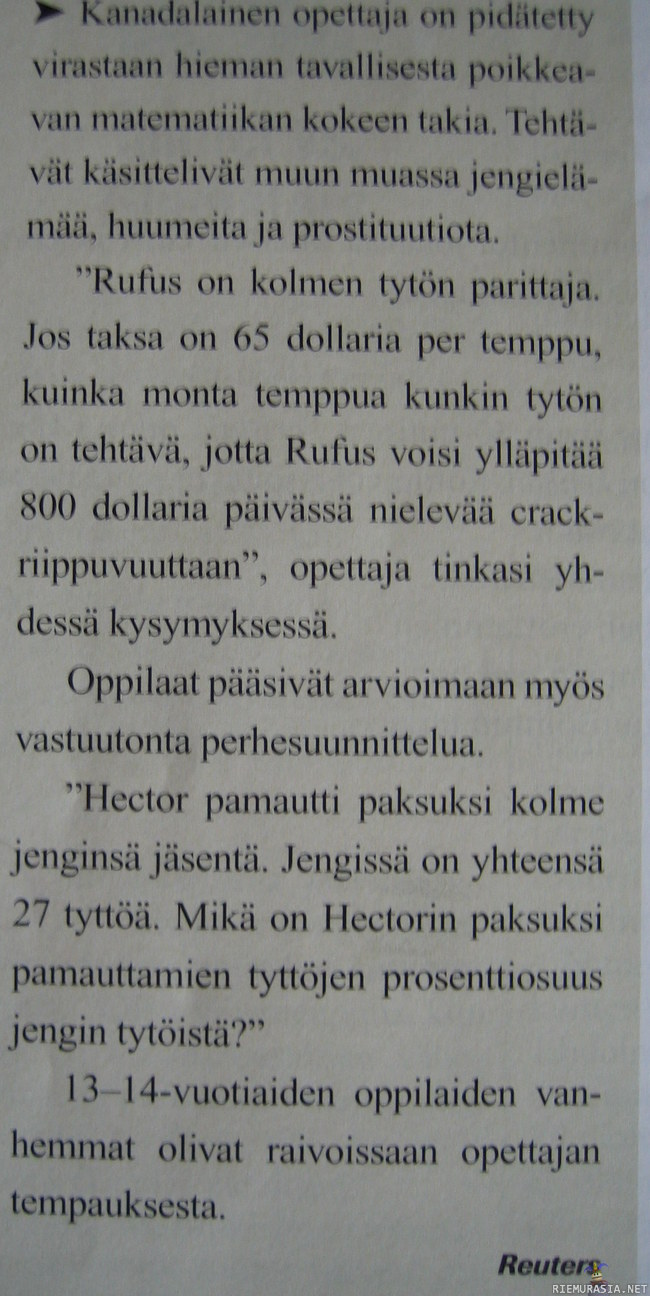 Tämmöisiä kokeita Kanadassa :D - HS 16.6.2002