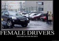 Female drivers, How did she do it?