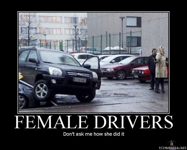 Female drivers, How did she do it?