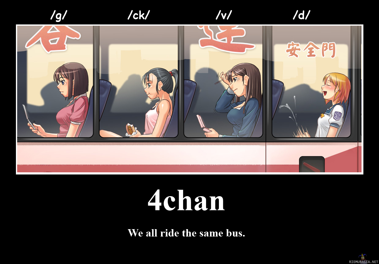 We all ride the same bus.