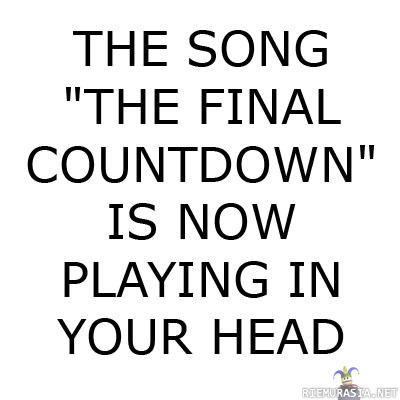 final countdown