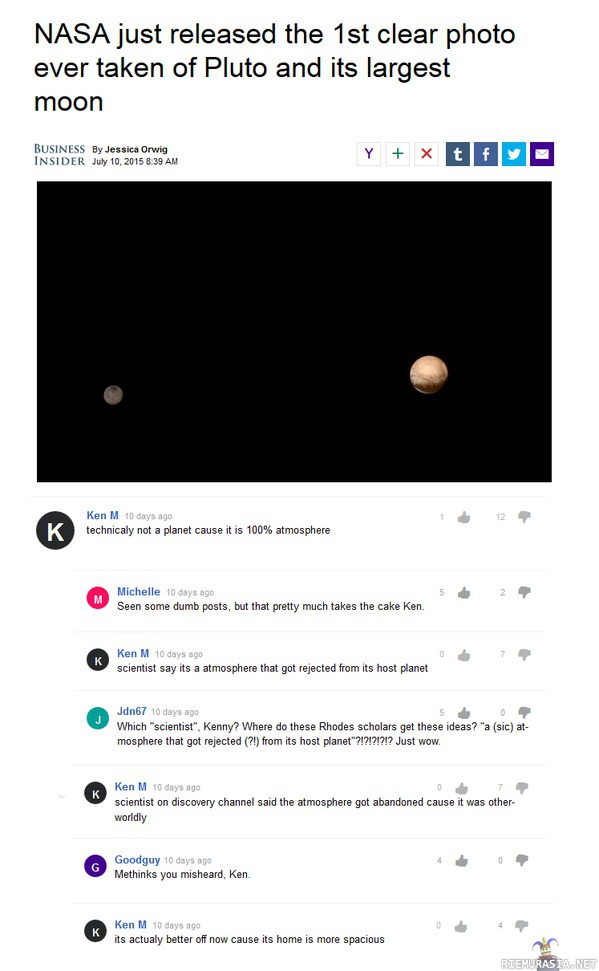 Ken M ja Pluto - Ken M tietää.