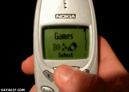 Nokia snake - Yläasteen välitunnit vietettiin näin.