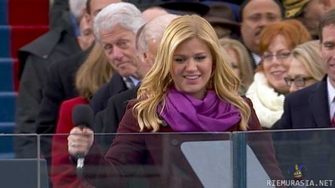 Bill Clinton ja Kelly Clarkson - Not bad!