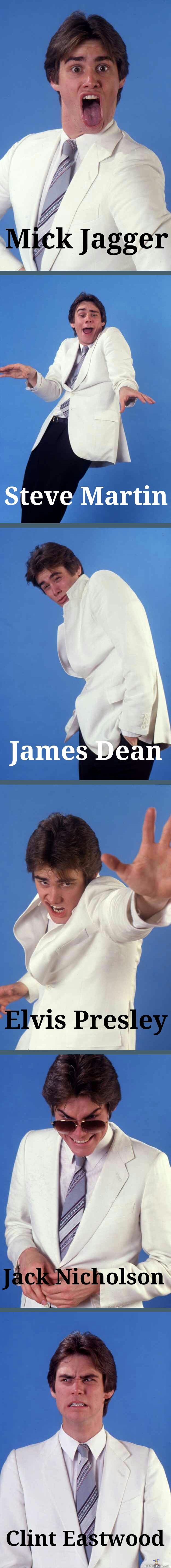 Jim Carrey - Kokoelma Jim Carreyn naamaimitaatioista 90-luvun alkupuolelta.
