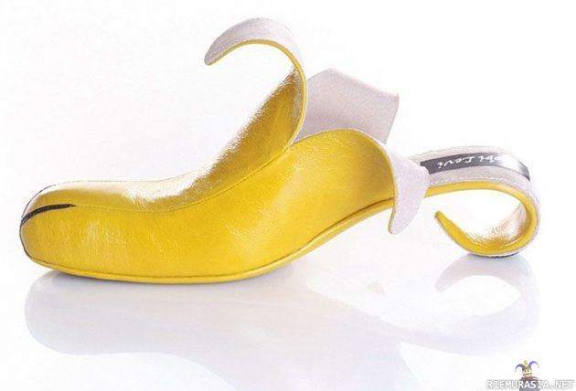 Banana shoe - Miten käy kun tällä astuu banaaninkuoren päälle? 