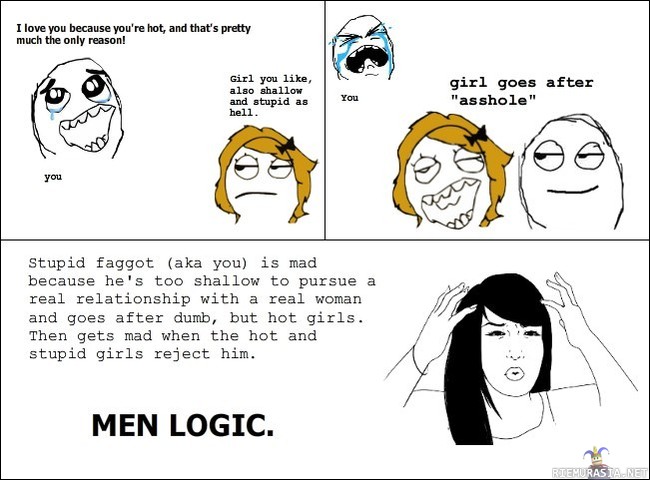 Miesten logiikka - mitä naiset ajattelevat.