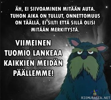 Lopunajan merkit - Piisamirotta ennustaa