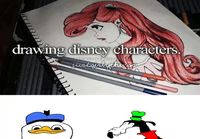 Piirretään Disney-hahmoja