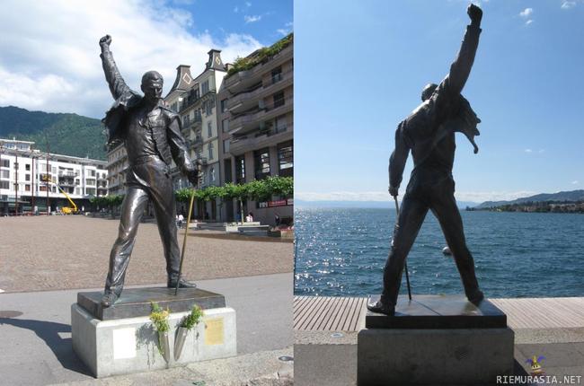 Freddie Mercuryn patsas Montreux&#039;ssa - Legendaarista.