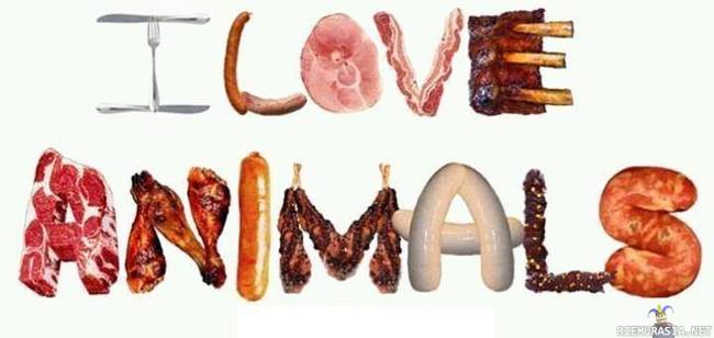 I love animals - Maukasta lihatonta lokakuuta kaikille