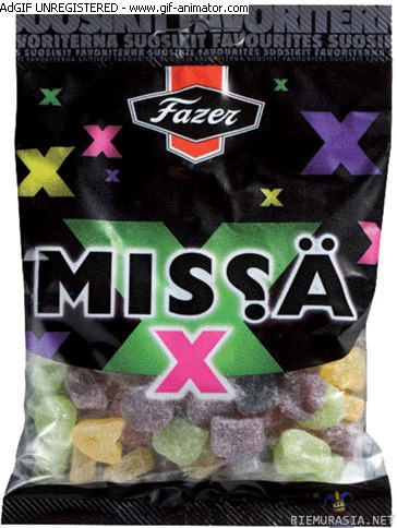 Missä X?