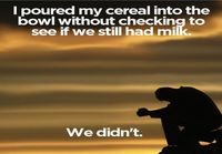 No more milk