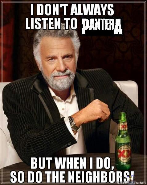 Pantera - Panteraa kuunnellaan täysiä!