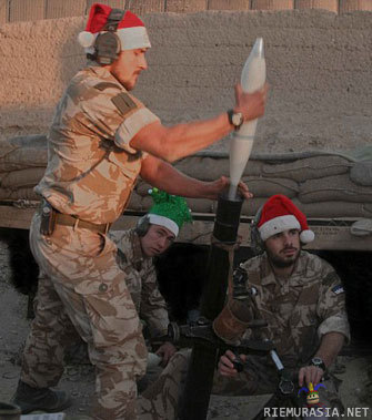 Merry christmas! - Hyvää joulua toivottavat liittoutuneiden joukot :)