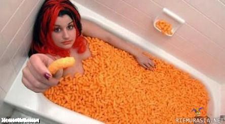 Cheese Puff Bath