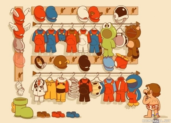 Mario&#039;s Wardrobe