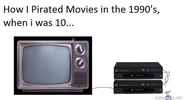 How I Pirated Movies In The 1990&#039;s