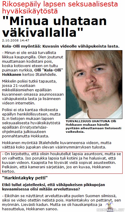 Hokkanen selittää