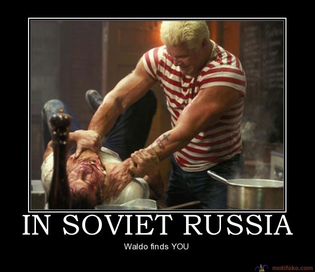 In Soviet Russia Waldo finds you