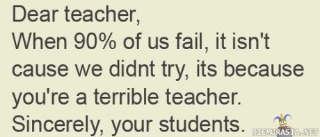 Opettajat - Kaikilla teillä on ollut ainakin yksi tälläinen opettaja.
